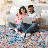 MAVAL Multi Washable Rug 3X5 Area Rug (Multi, 3' X 5')-1210501210
