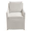 Fauteuil rembourré en lin-20693352