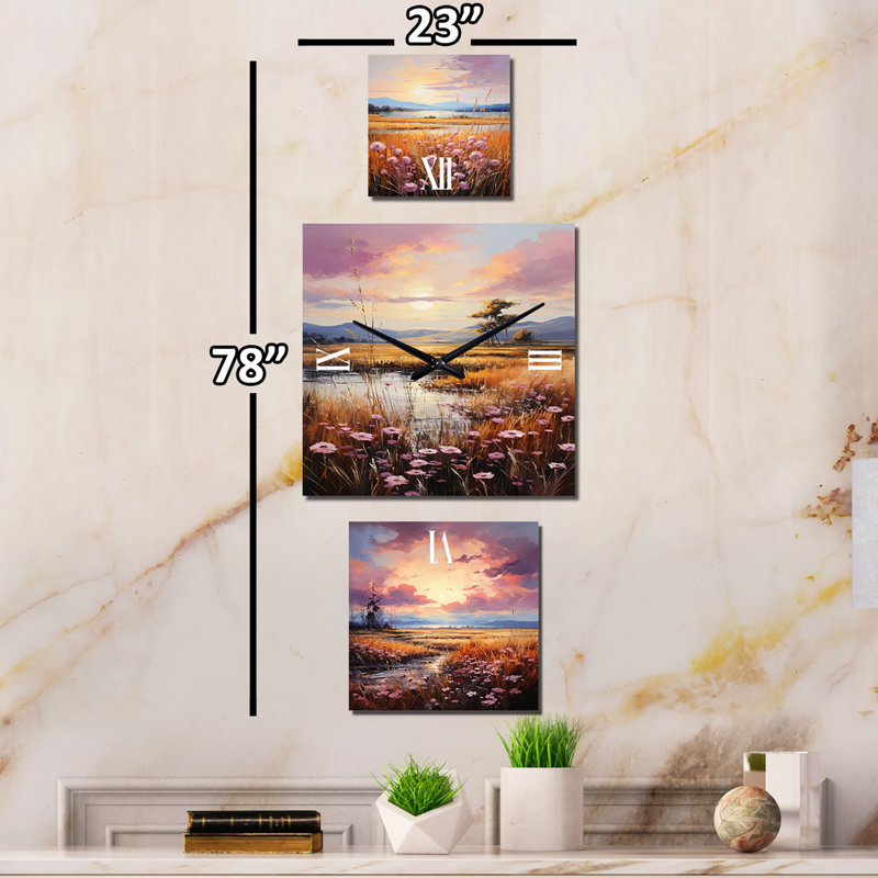 Sukina Metal Wall Clock