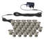 Bonefield Silver Plug-in Integrated LED Metal Deck Light