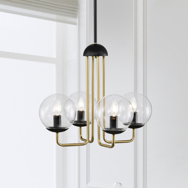 Lustre classique / transitionnel à 4 lumières Haralabos