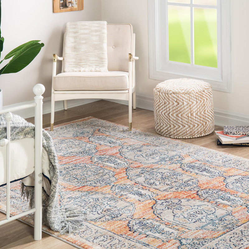 Opel Floral Indoor Rug, Rectangle 7'10" x 10'2"