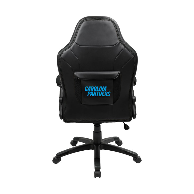 NFL Oversized Gaming Chair, Black/Black and Carolina Panthersand