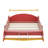 Race Car-Shaped Platform Bed With Wheels-1989035475