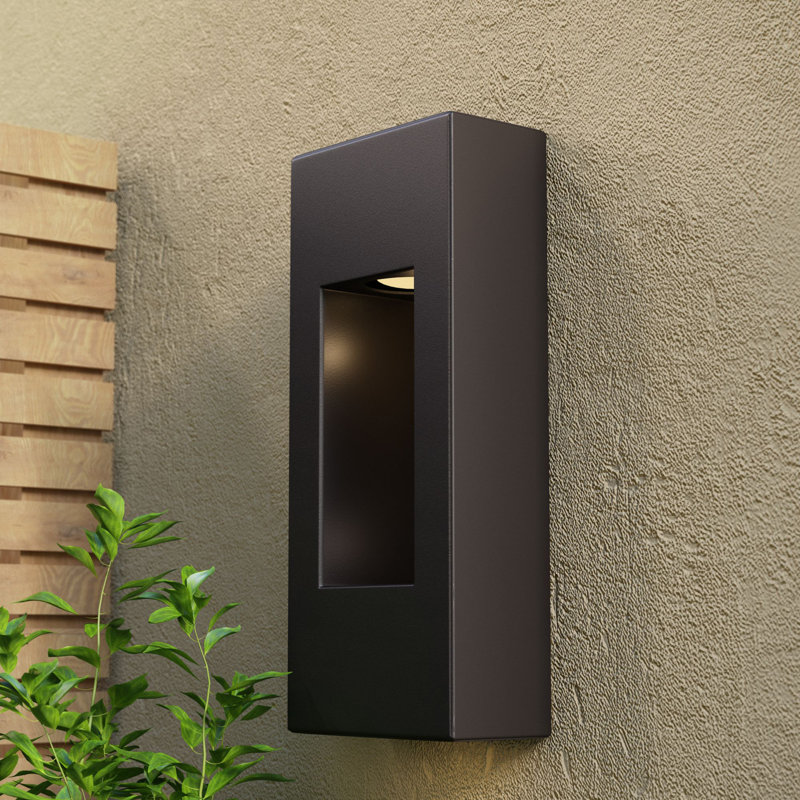 Luminaire à cloison d'extérieur 2 lumières Ailis