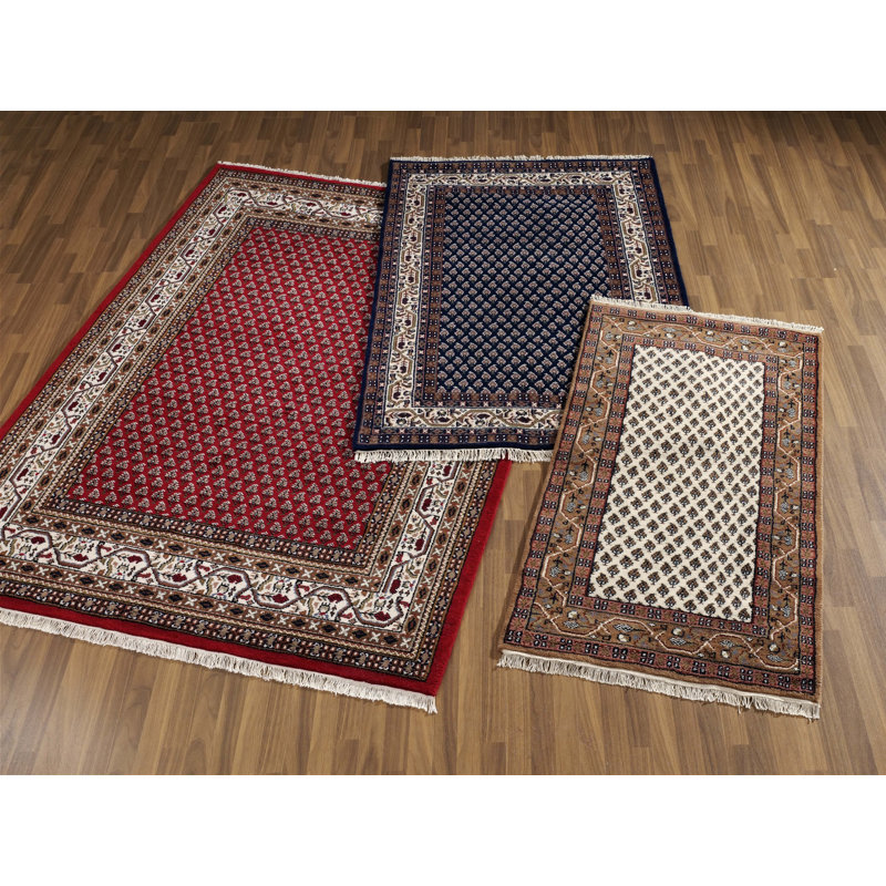 Mir Oriental Wool Area Rug, Runner 80 x 300cm