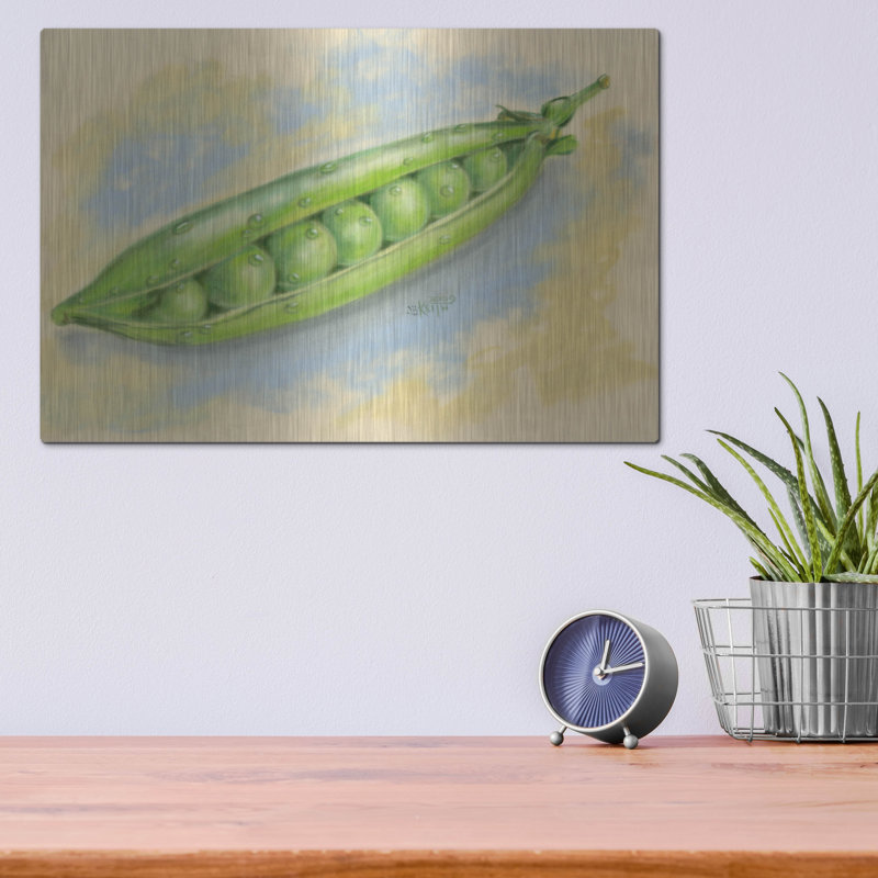 «Sugar Snap Peas» par Barbara Keith, H 12 po x l 16 po