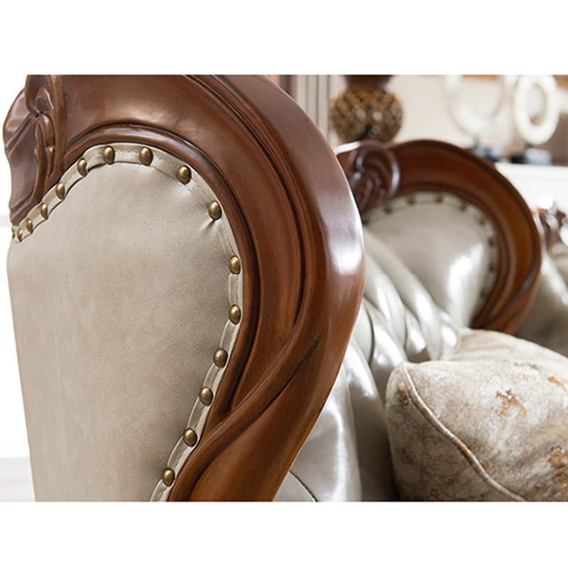 Chaise en cuir American
