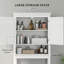 Freestanding Over the Toilet Storage