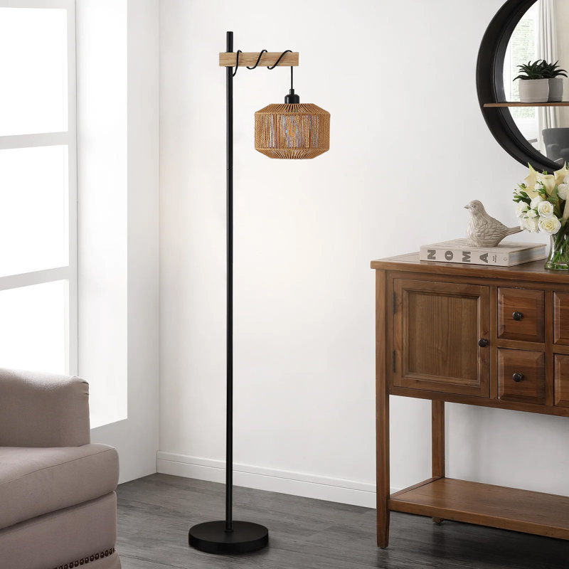 Alquan 160cm Polished Arched Floor Lamp
