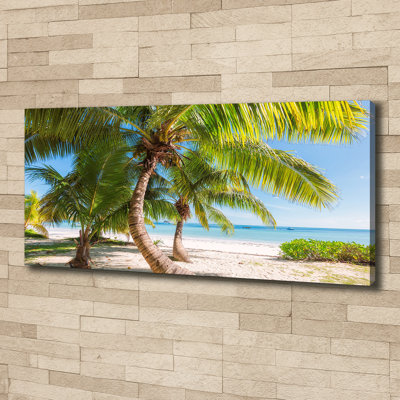 Tropical Beach - Wrapped Canvas Print