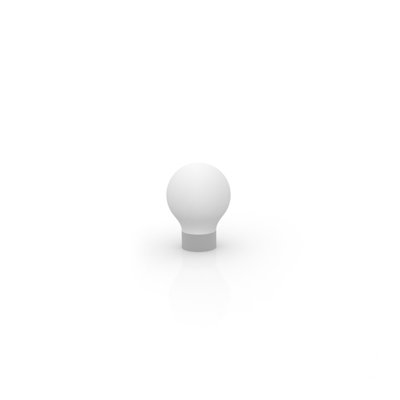 Jut The Second Matte Ice White Plug-In LED Outdoor Floor Lamp