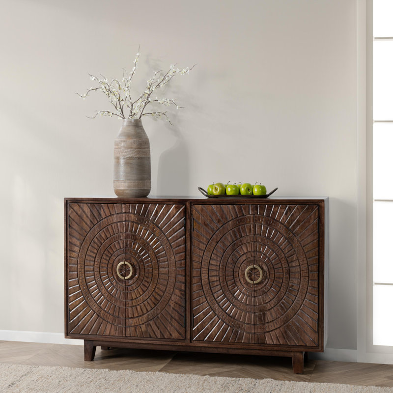 Viva 65'' Solid Wood Sideboard, Brown