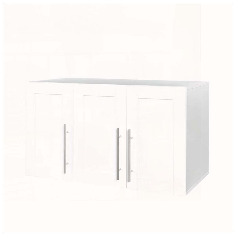 Armoire de rangement murale empilable avec tablettes mobiles