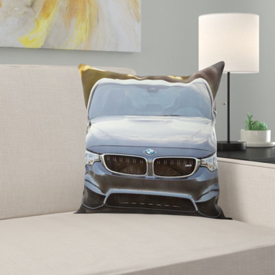 Housse et insert de coussin carré Bmw