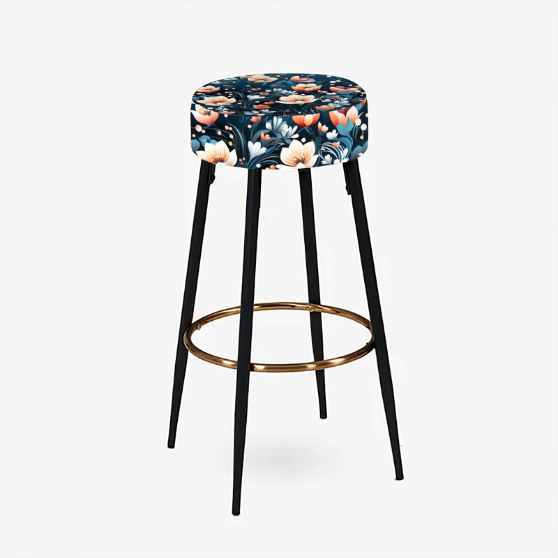 Pittsfield - Ensemble de 2 tabourets floraux