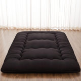 Japanese Floor Mattress, Japanese Futon Mattress Foldable Mattress, Roll Up Mattress Tatami Mat With Washable Cover, Easy To Store And Portable For Camping,(Black)