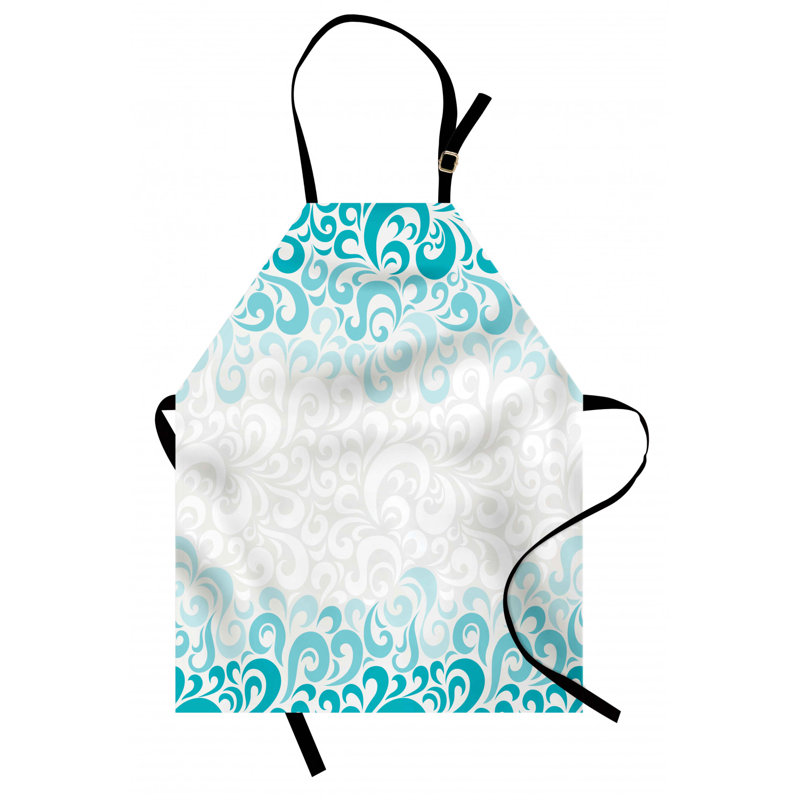 Tablier de fleurs abstraites
