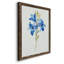 «Blue Blossom Botanical I», ensemble de 3 impressions sur toile encadrées-334453160-334453161