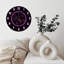 Horloge rose néon