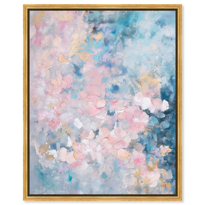 Soft Color Formations I Canvas Abstract Print by Oliver Gal, Black Frame, 16 x 20