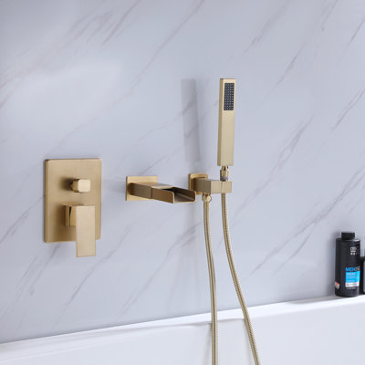 Single Handle Wall Mounted Roman Tub Faucet