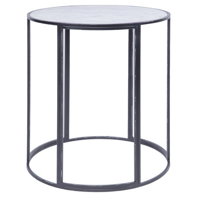 Paris Marble Drum End Table