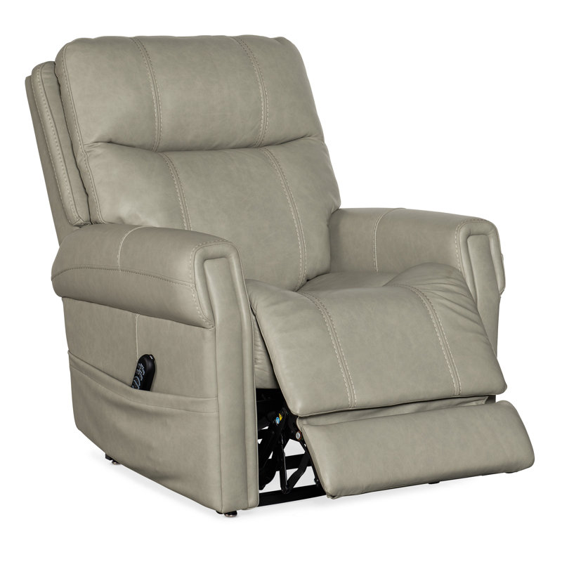 Aslin Genuine Leather Power Lift Recliner