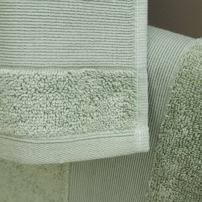 Anti-Bacterial 100% Cotton Bath Sheet, Sage Green
