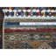 2'8"x9' Gray Extra Soft Wool Hand Knotted Afghan Super Kazak Runner Rug A98835EF2DFF426DB59C218CAB3CF12D