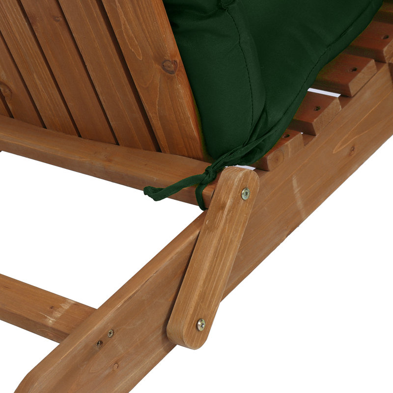 Chair Cushion, Rocking Chair Cushions with Ties, High Back Patio Cushions, Thickened Patio Chair Pad, Green