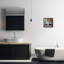 Cow in Modern Bathroom Space Giclee Art, design by Annabelle Hall-114290134-114290136