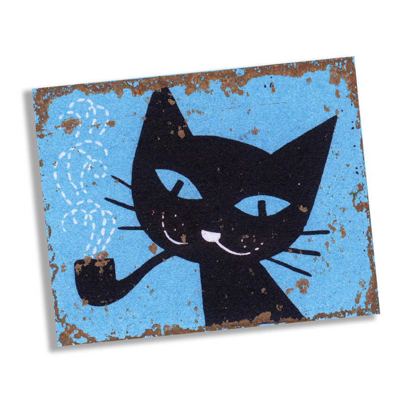 Wall Decor on Metal, 20cm H x 25cm W