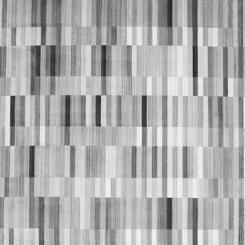 Fearon Performance Striped Indoor Rug, Square 5'