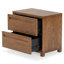 Tobiette 2 Drawer Wood Nightstand-2098273598