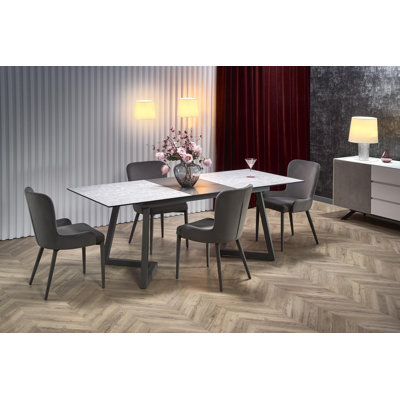 Agaath Glass Top Dining Table