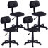 Petit fauteuil de bureau pivotant sur 360 ° (ensemble de 4)