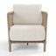Chaise d'appoint d'extérieur Vivien Naturel