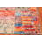 Scandinavian One-of-a-Kind Rectangle 5'3" X 7'6" 2000s Area Rug in Orange/Blue