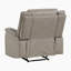 Fauteuil inclinable en microfibre polie avec passepoil contrastant et languette inclinable 39,5 po Solida-1663234116