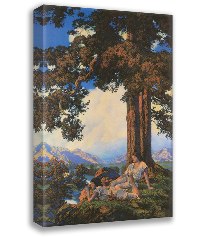Hilltop by Maxfield Parrish Gallery Wrapped Canvas, 48" H x 33" W