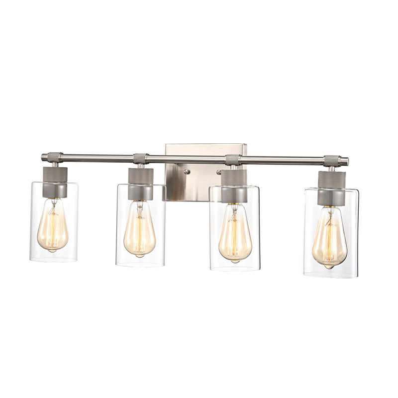 4 - Light Vanity Light, Brushed Nickel