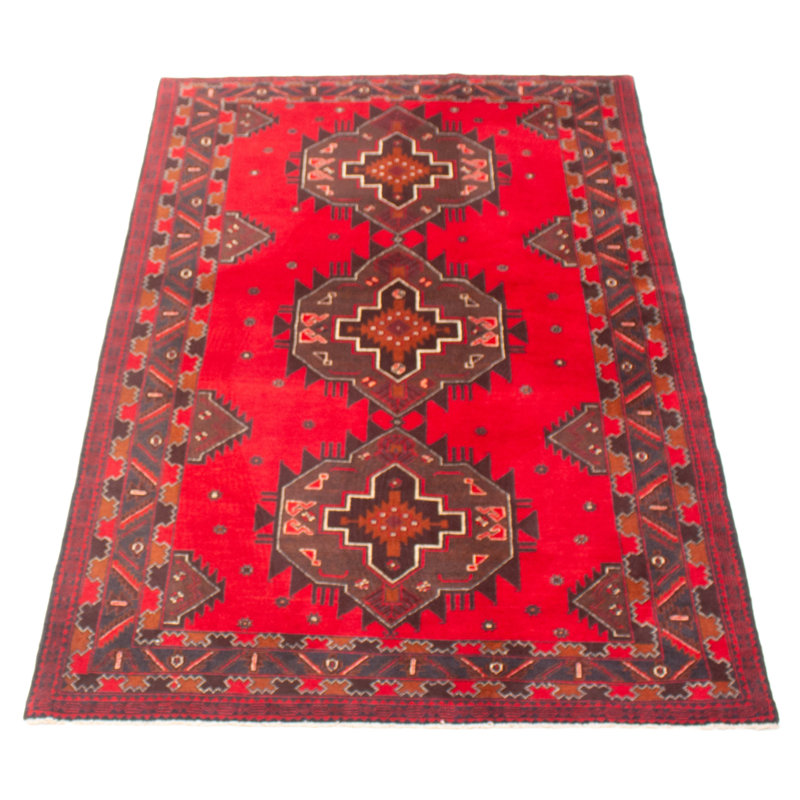 Teimani Red Rug 4'1" x 7'0"