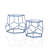 Mirrored Glass Top Nesting Tables-1190485273