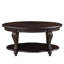 Ensemble de table basse de salon, table basse et deux tables d'appoint pour bureau, salon, appartement, petit espace, assemblage facile, espresso, table