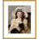 Francoise tenant un petit chien noir par Mary Cassatt