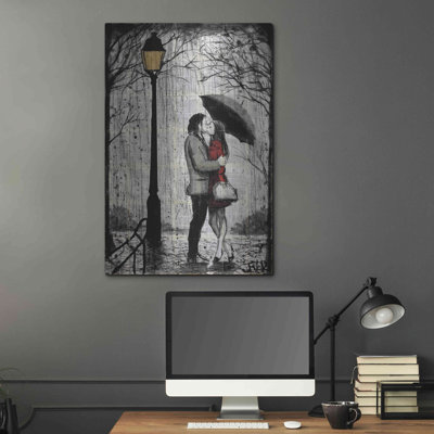 Lamp' by Loui Jover, Metal Wall Art