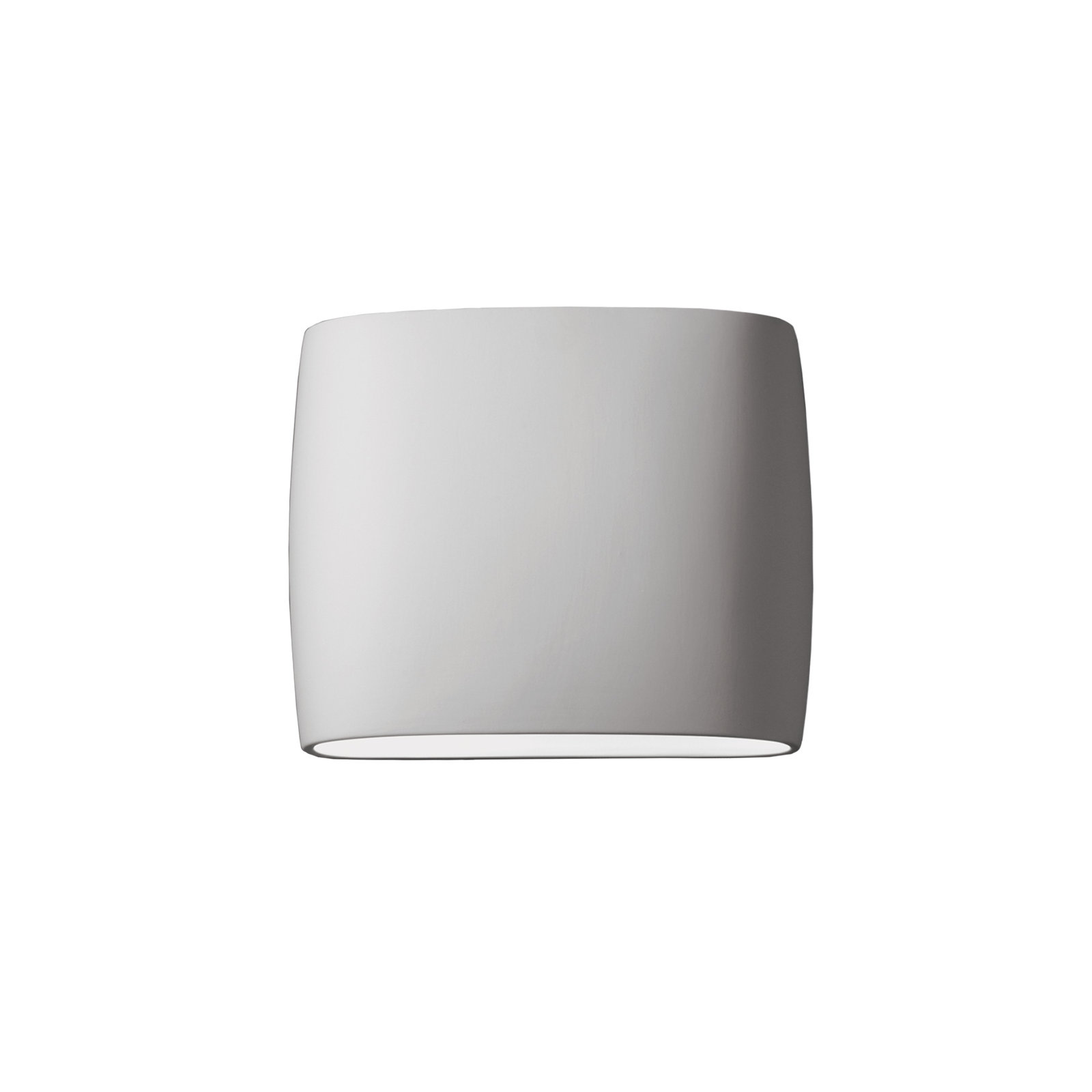 Logan Outdoor Ceramic Wall Light, LED, Bisque, 9.75" H x 12" W x 4" D