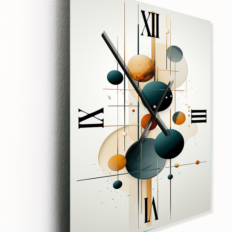 Horloge murale géométrique moderne Sweet Serenity, H 28 po x l 12 po x P 1 po