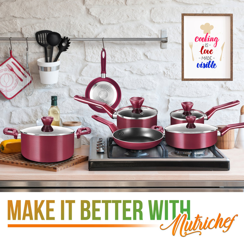 13 - Piece Non-Stick Aluminum Cookware Set